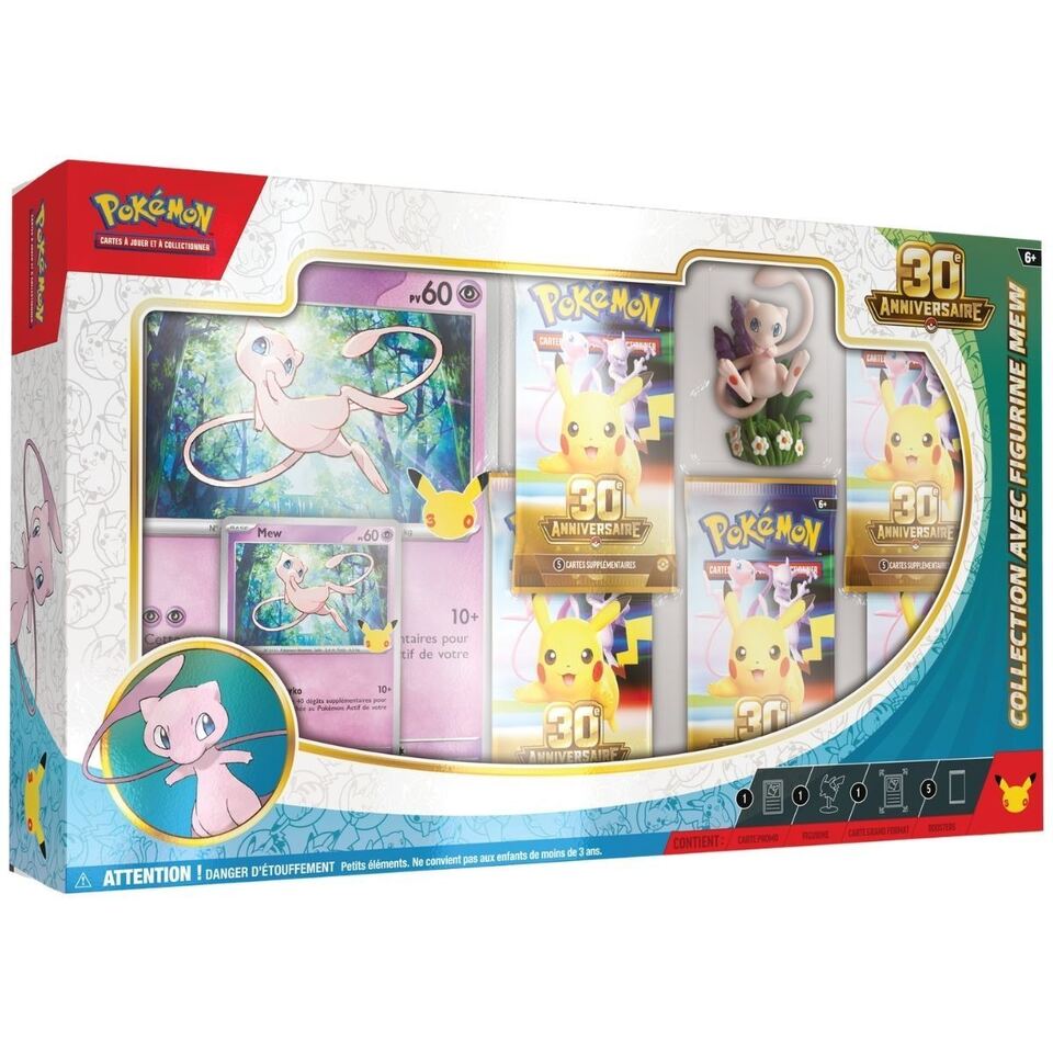 Pokémon 30° anniversario — Box figure Mew (ed. francese)