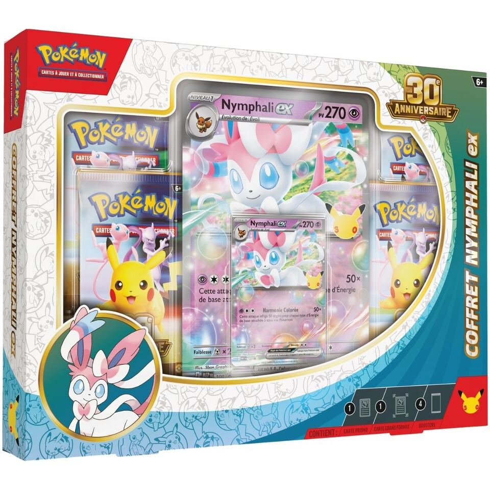 Pokémon 30° anniversario — Box Sylveon-ex (ed. francese)