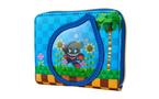Loungefly Sonic the Hedgehog Chaos Garden Lenticular Zip Around Wallet Game Evolution Exclusive