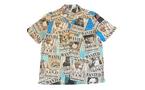 One Piece Wanted Poster Short Sleeve Unisex Button Up T-Shirt Game Evolution Exclusive