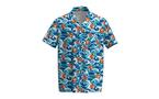 Pokemon Magikarp Waves Woven Unisex Button-Up Collard Shirt Game Evolution Exclusive