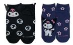 Sanrio Kuromi Womens Ankle Socks with 3D Ears 2-Pack Game Evolution Exclusive