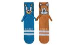 Sonic the Hedgehog Sonic and Tails Magnetic Hands Crew Socks Game Evolution Exclusive