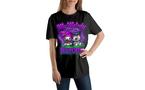 Sanrio Kuromi and My Melody Black and Pink Unisex Graphic T-Shirt Game Evolution Exclusive