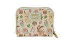 Loungefly Pokemon Cafe Pikachu and Eevee Food Zip Around Wallet Game Evolution Exclusive
