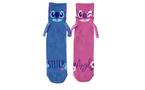 Disney Lilo and Stitch Angel and Stitch Magnetic Crew Socks Game Evolution Exclusive