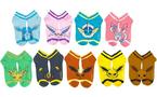 Pokemon Eevee Eeeveelution Half Quarter Crew Socks 9-Pack Game Evolution Exclusive