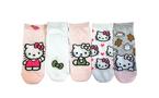 Hello Kitty and Friends Womens 5-Pack Ankle Socks Game Evolution Exclusive