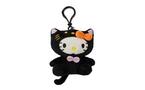 Hello Kitty Black Cat Halloween Plush Keychain Game Evolution Exclusive