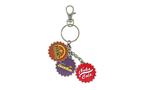 Fallout Bottle Caps Multi-Charm Keychain Game Evolution Exclusive