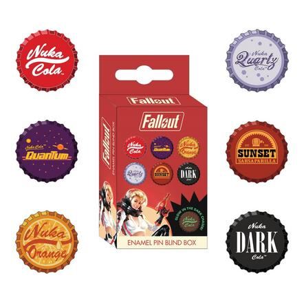 Fallout Bottle Cap Enamel Pin Blind Box Game Evolution Exclusive (Styles May Vary)