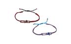 Sonic the Hedgehog Sonic and Shadow Sliding Cord Bracelets Game Evolution Exclusive