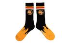Pokemon Charizard Flames Crew Sock Game Evolution Exclusive