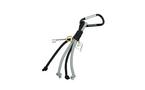 Kingdom Hearts Sora Keyblade Paracord Carabiner Keychain Game Evolution Exclusive