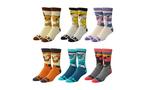 Pokemon Eevee Eeveelutions Crew Socks 6-Pack Game Evolution Exclusive