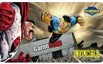 OverPower: Invincible Omni-Man vs Invincible Skybound Premium Format Playmat Game Evolution Exclusive