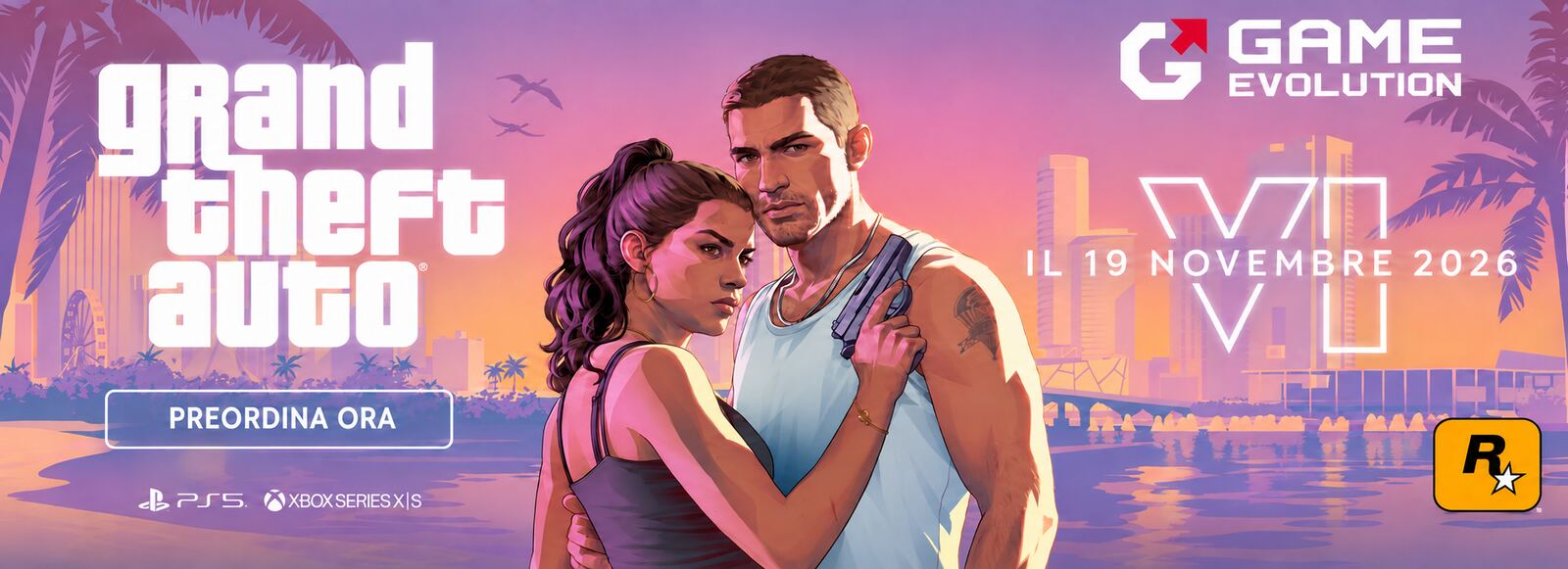 GTA6 Preordina Banner Key Art